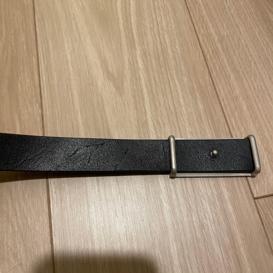 MM6 MAISON MARGIELA ブラック Numeric レザーベルト