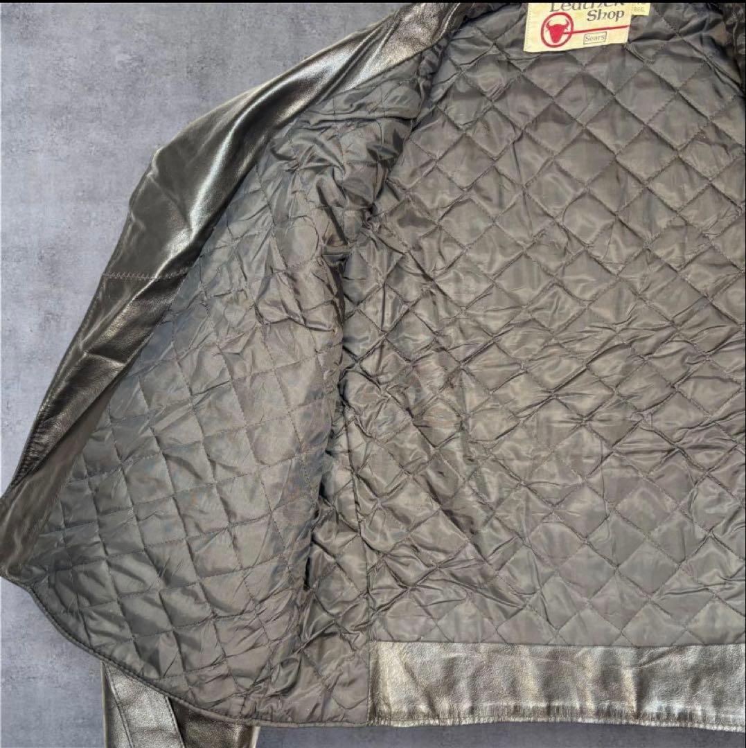 70's 〜 Sears ダブル ライダース ジャケット 40 REG. L