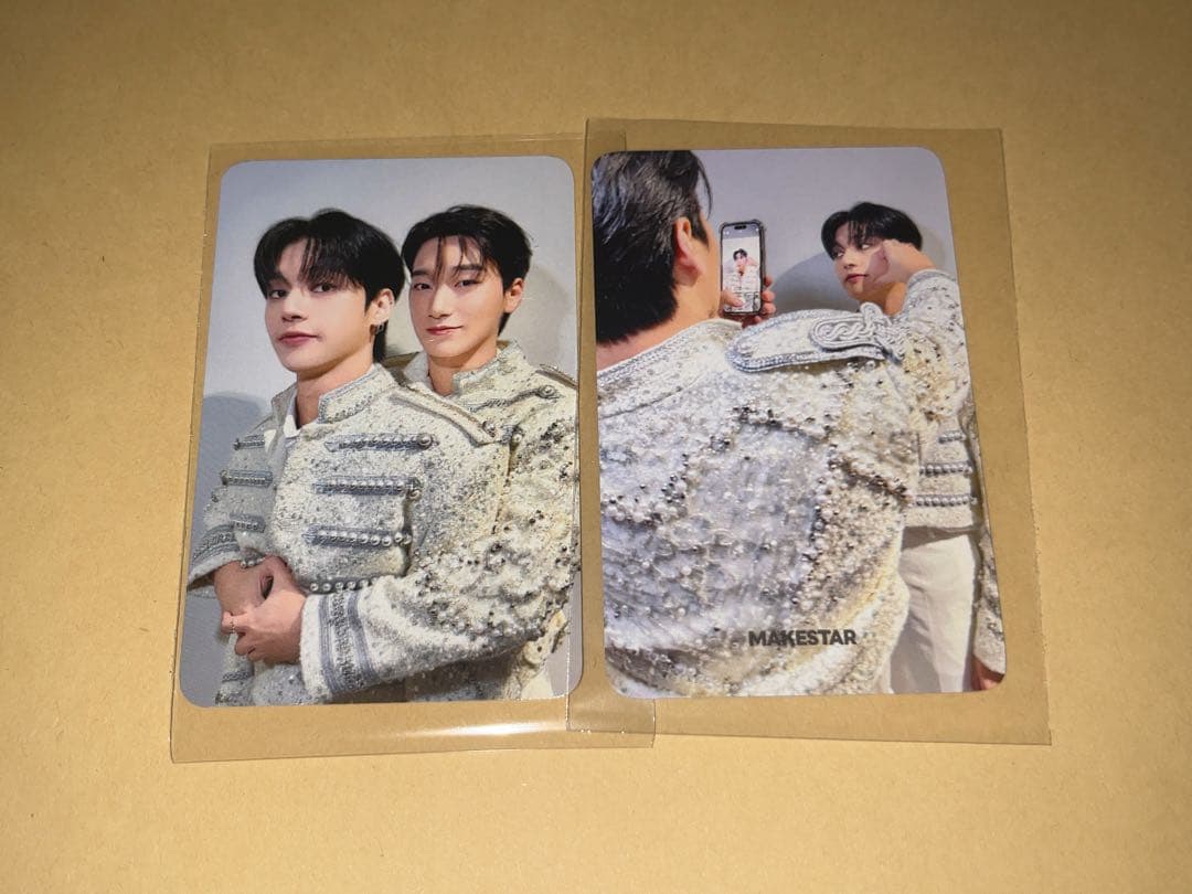 ateez makestar ラキドロ　ウヨン　サン　ユニットトレカ　2枚