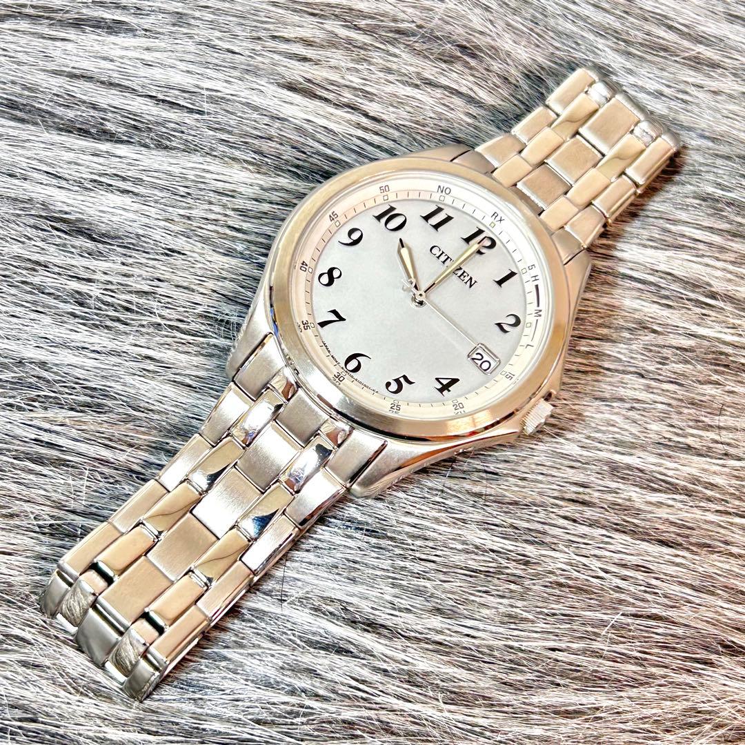 極美CITIZEN Eco-Drive 電波ソーラー FRD59-2553