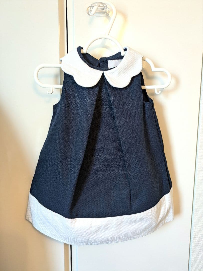 新品未使用タグ無　jacadi フォーマル ワンピース 18M