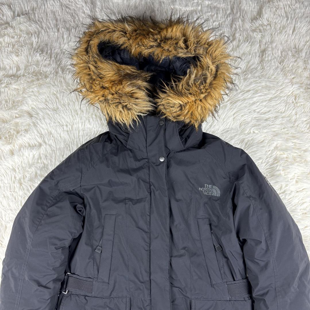 ノースフェイス ダウンコート ブラック レディース M ファー