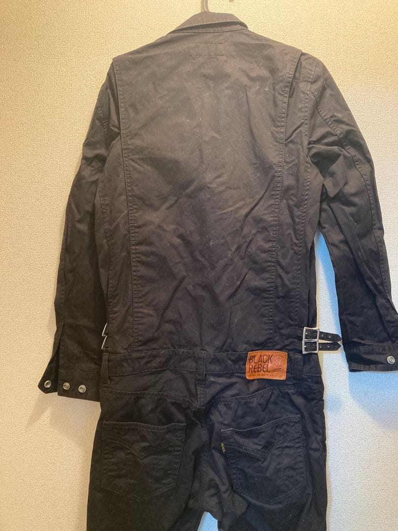 rude gallery black rebel オーバーオール