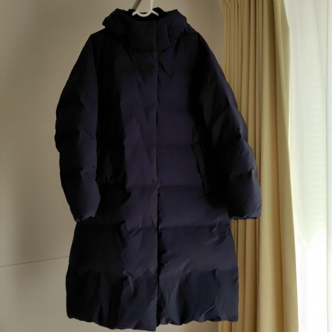 UNIQLO シームレスダウンロングコート Lサイズブラック　レディース