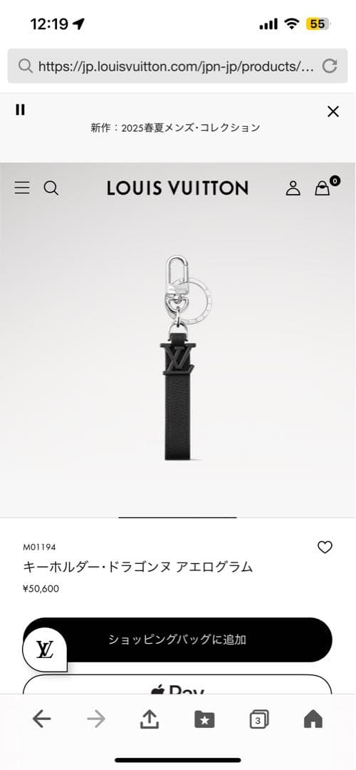 Louis Vuitton キーホルダー•ドラゴンヌ アエログラム