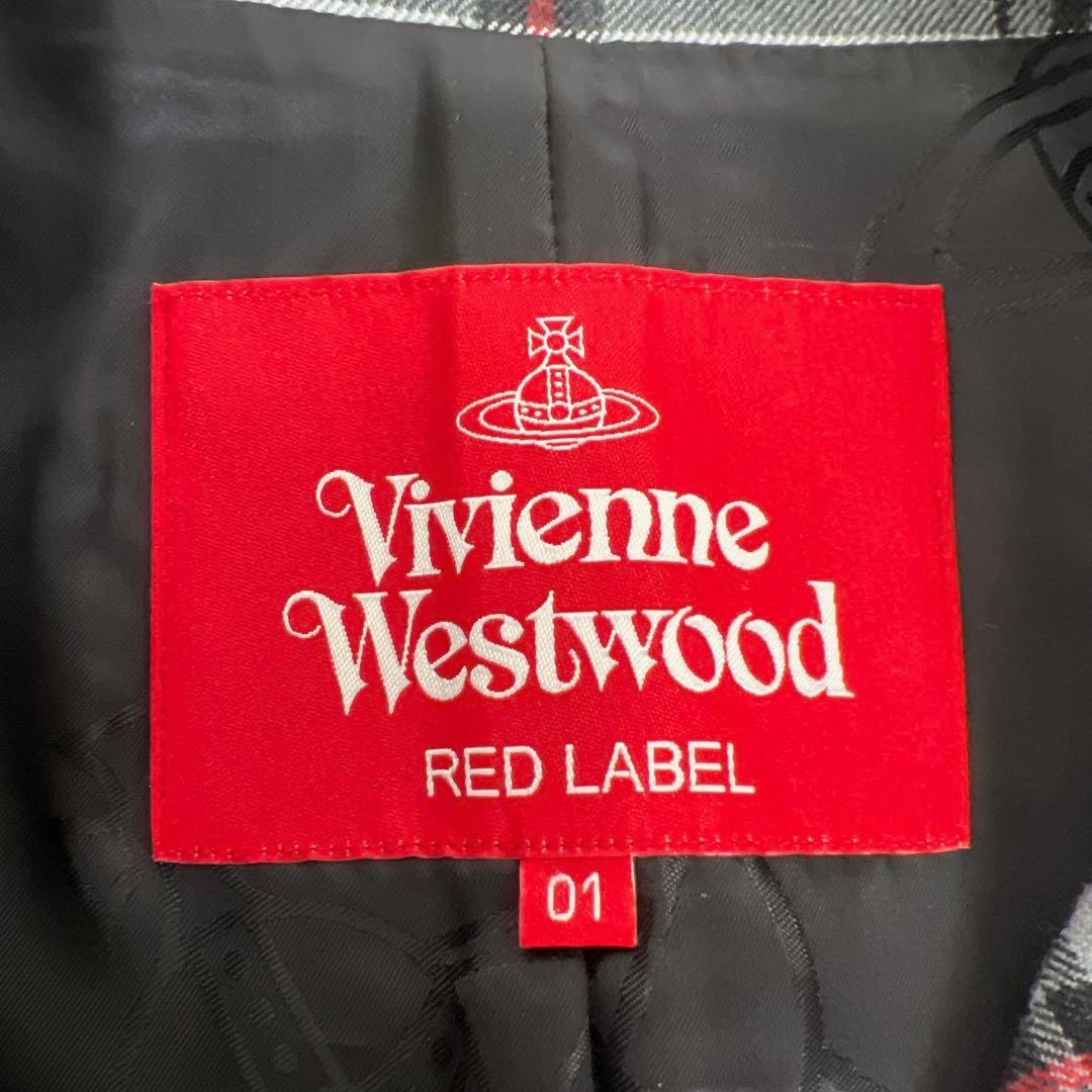 《美品》ヴィヴィアンウエストウッド ラブジャケットセットアップ タータンチェック