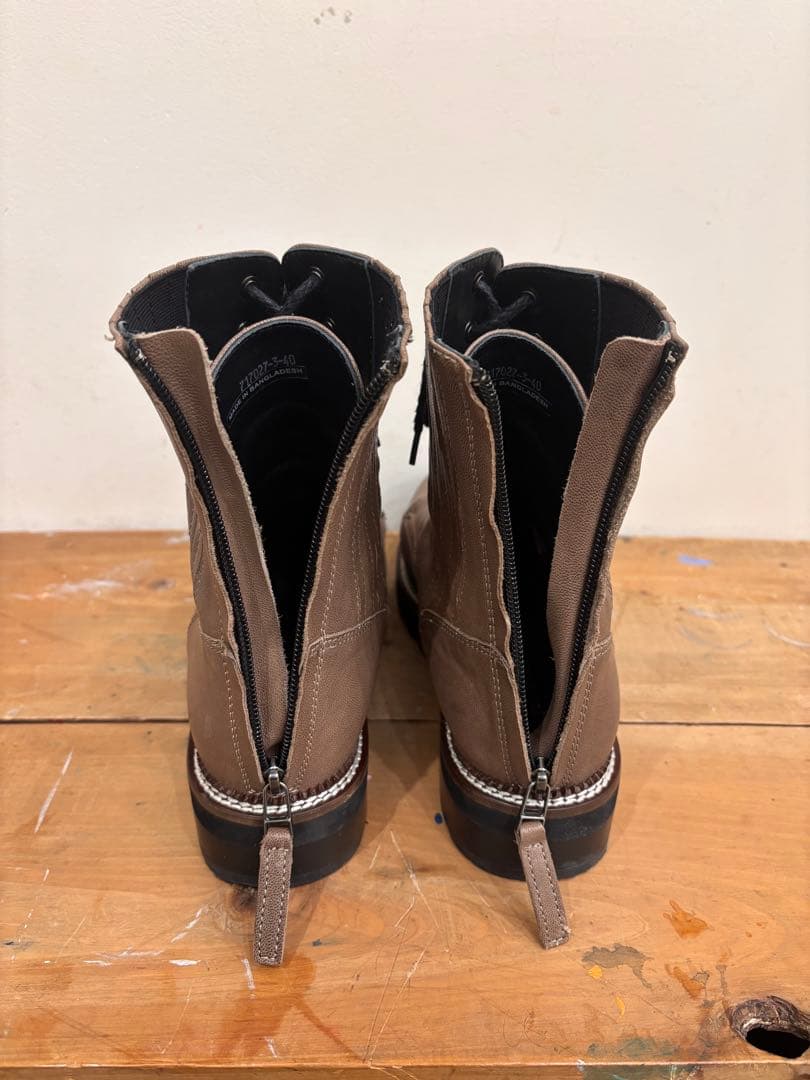 【美品】yuko imanishit+ 25.5㎝〜26㎝ ブーツ