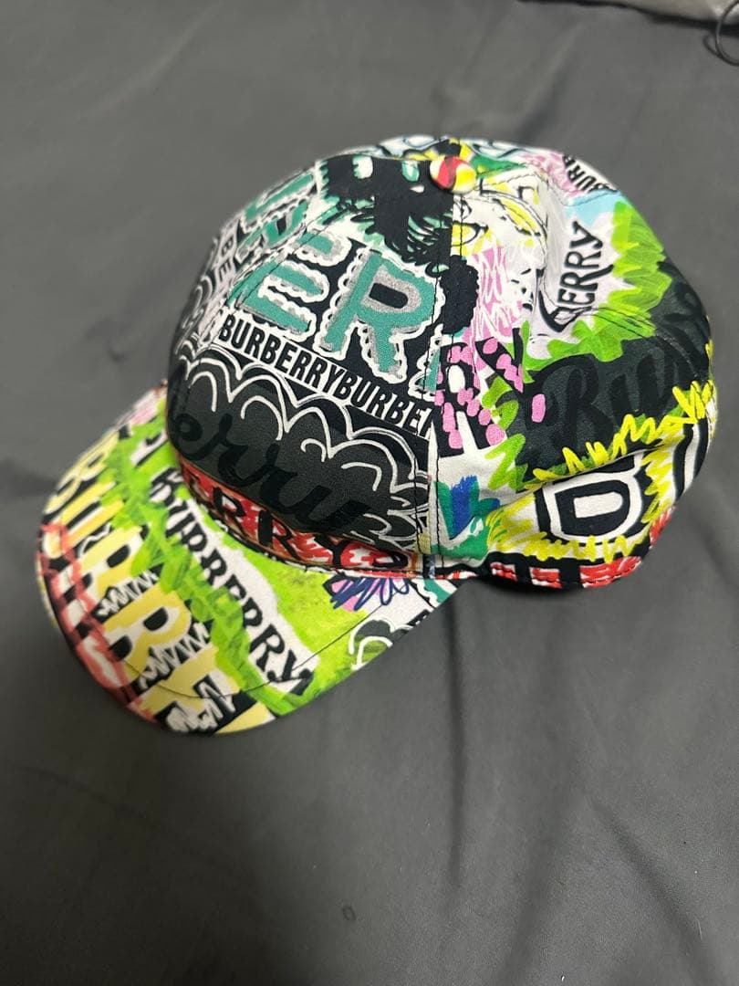 ら*ん様 BURBERRY カラフルベースボールキャップ M/L