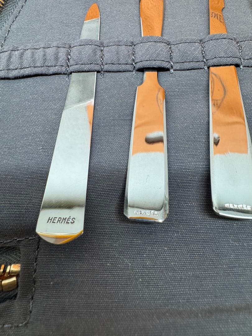 エルメス　グルーミングセット　箱袋あり！ほぼ未使用　ネイルケア