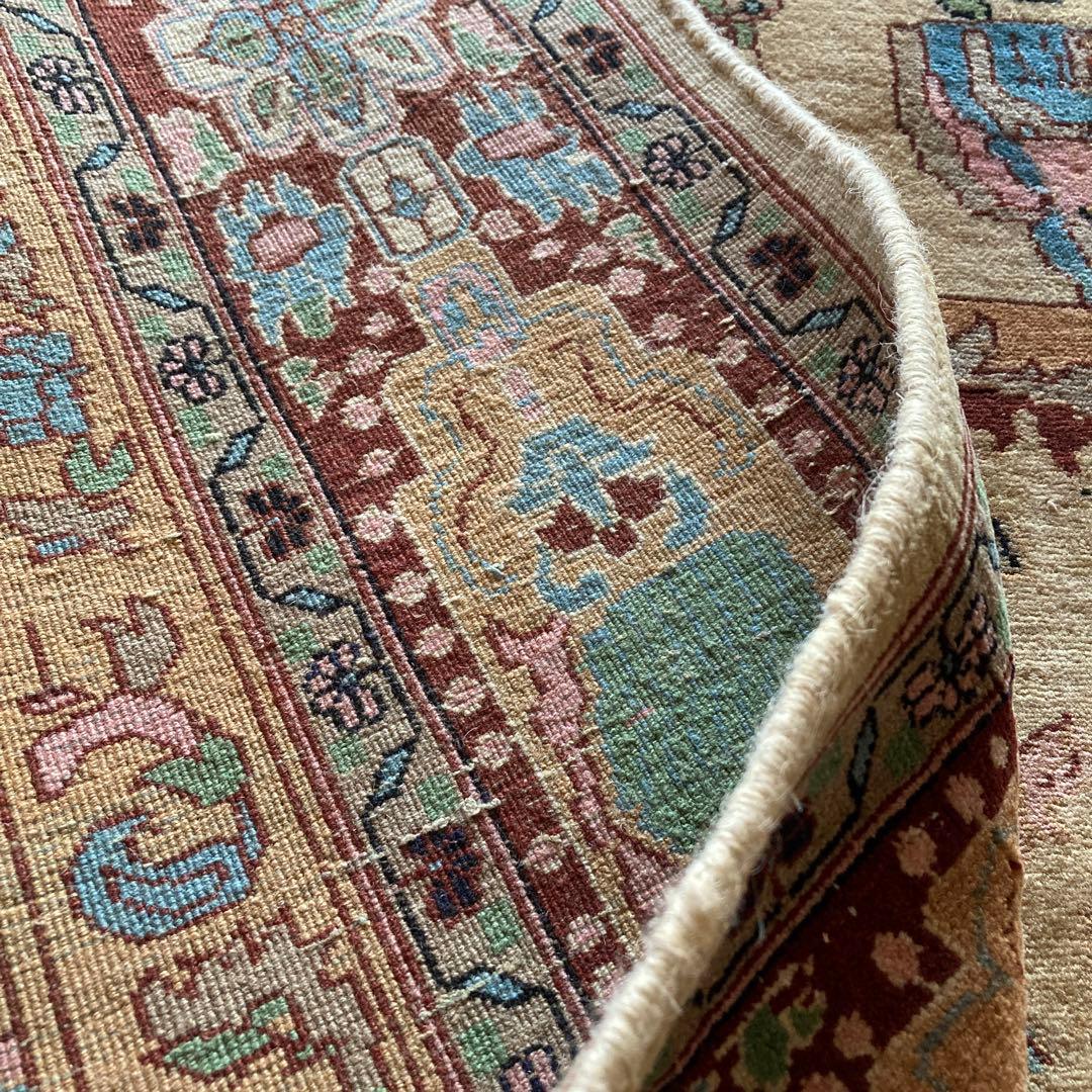 ★ コハク【古着・服中心】★ トライバルラグ　パキスタン　大判　レア