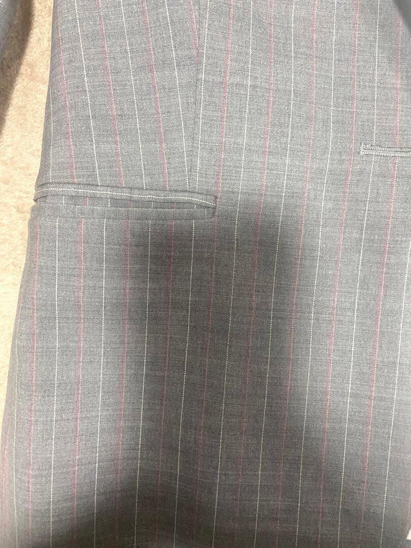 Theoryグレー×ピンク♡パンツセットアップスーツ〻美品