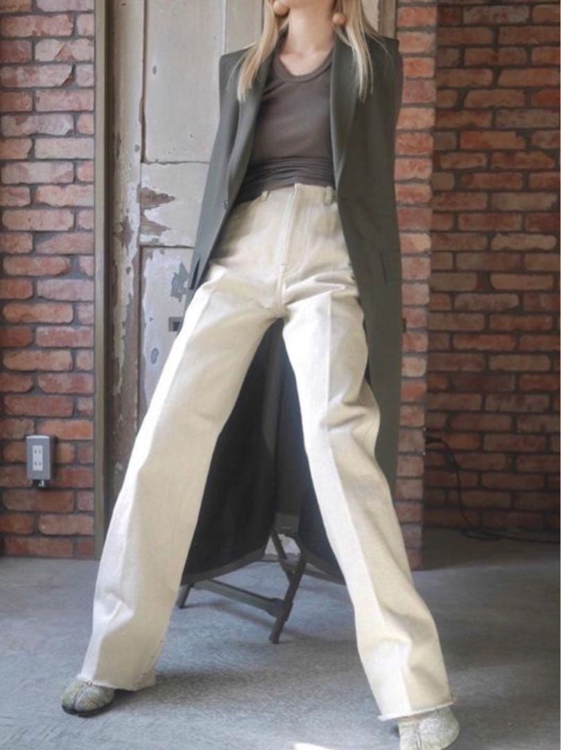 専用⭐︎fumika uchida ハイウェストデニム　パンツ　oll kyoto