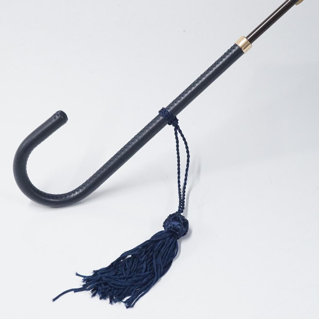 傘 フォックスアンブレラズ USED美品 ネイビー 英国製 レザー手元