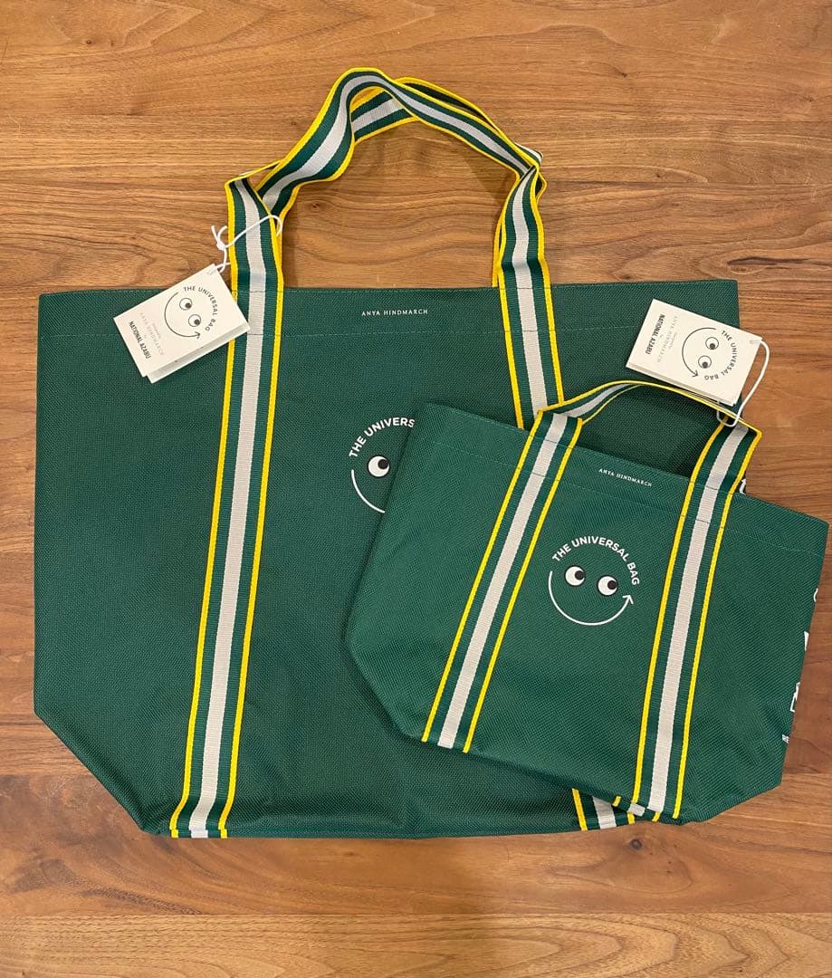 ナショナル麻布✖️アニヤハインドマーチ　ラージとミニのセット　新品未使用