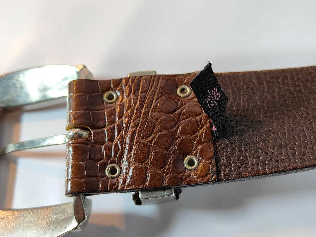 【Vintage】NANNI　イタリア製　高級コンチョドレスベルト 本革正規品