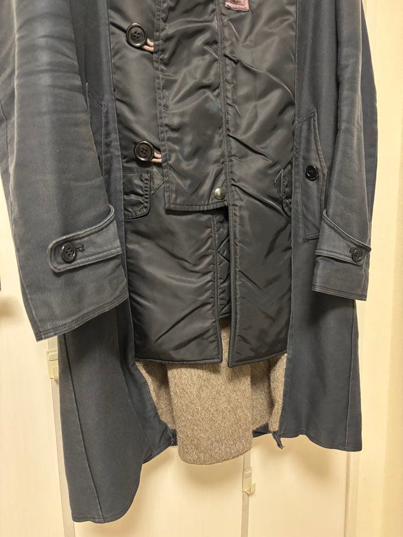 11/24まで値下ミハラヤスヒロ モディファイドシリーズ コート N-3B