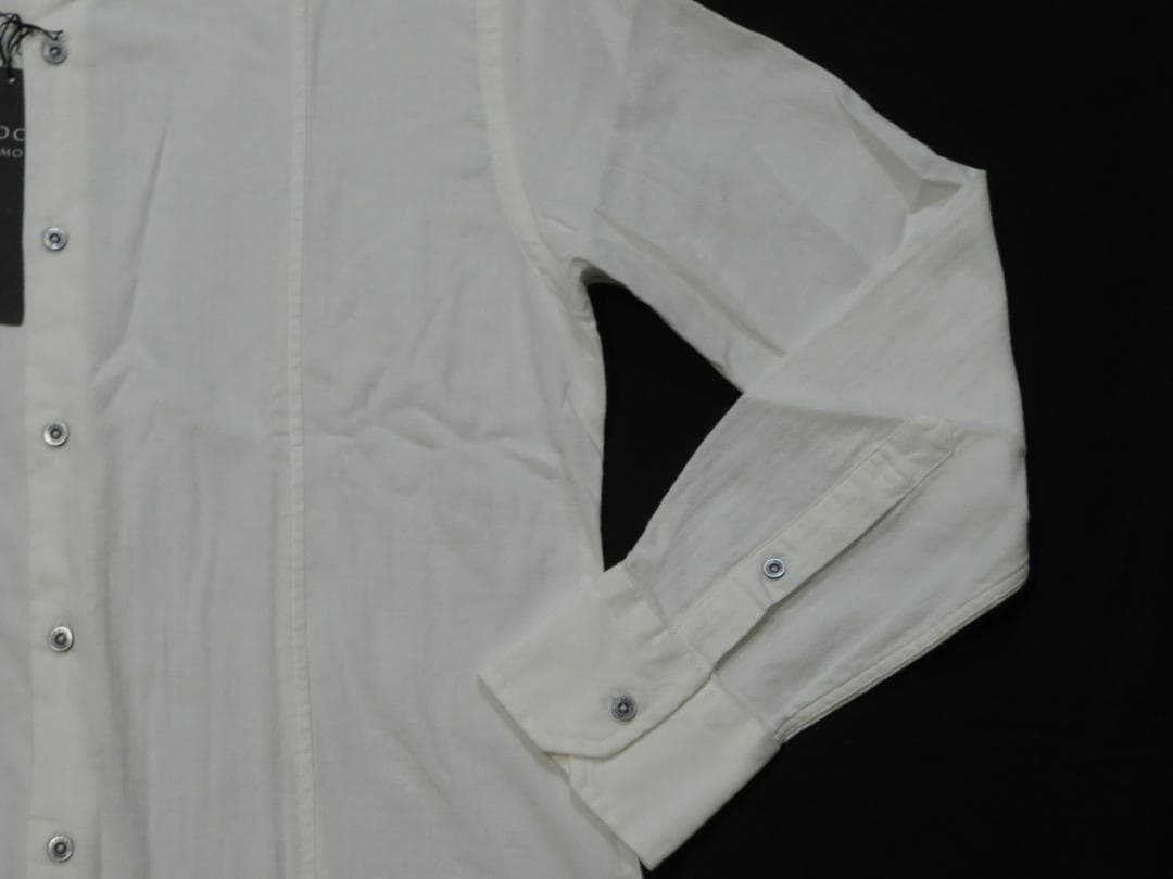 エポカウォモ　高級長袖デザインシャツ　46/Mサイズ　29,700円 　白