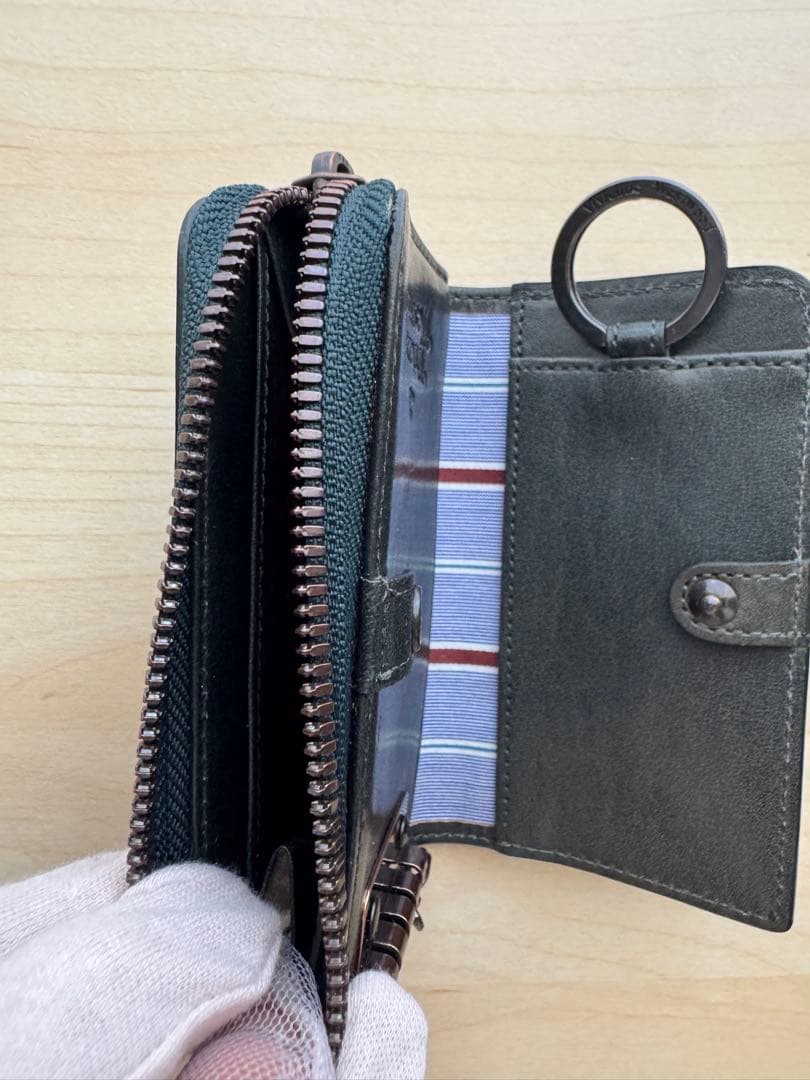 新品☆ヴィヴィアン☆ キーケース＋L字ファスナー小銭入れ＋キーリング☆コッパー緑