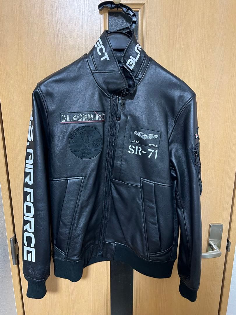 AVIREX BLACK BIRD レザージャケット 2XL