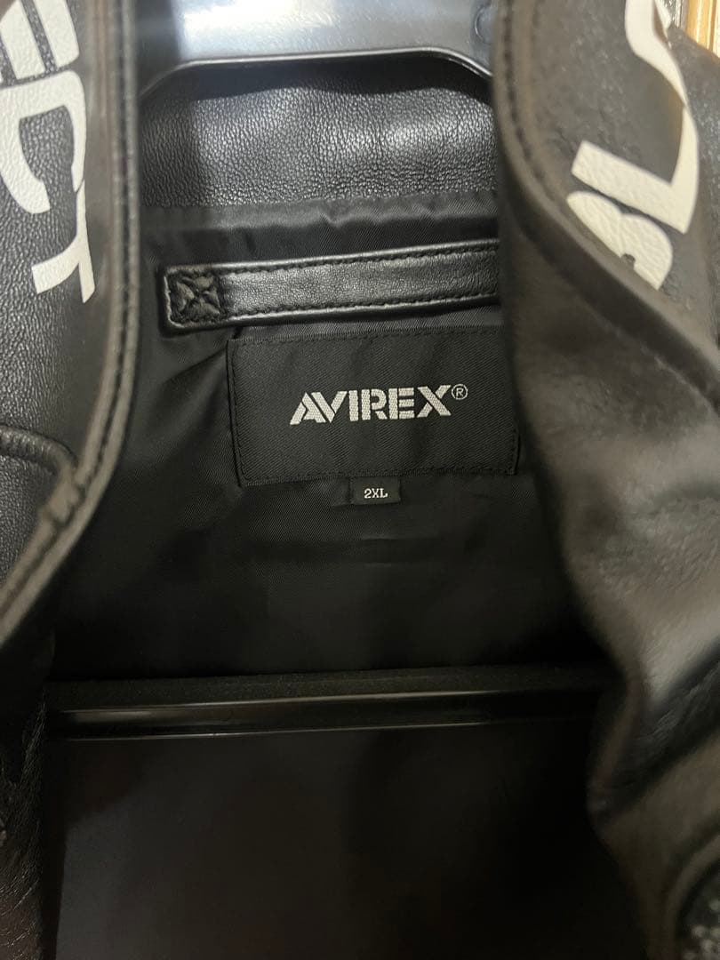 AVIREX BLACK BIRD レザージャケット 2XL