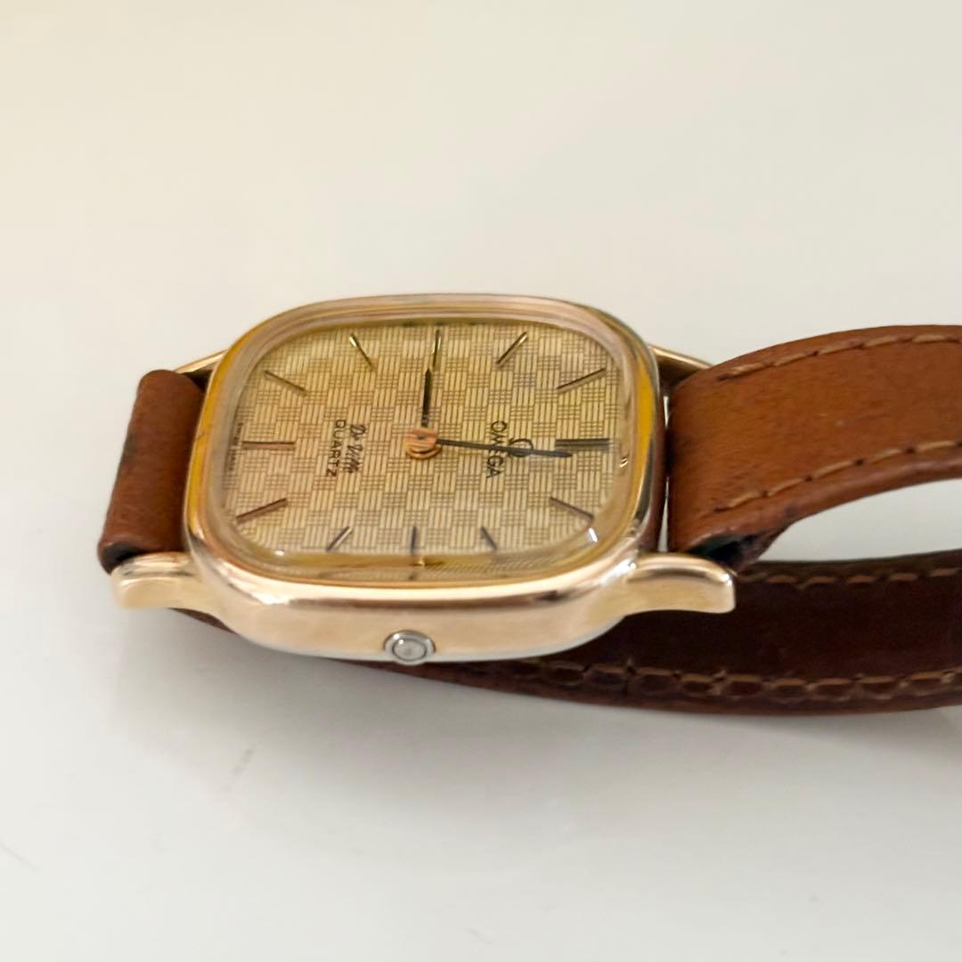 OMEGA デビル プッシュ式リューズ クォーツ レディース腕時計 40