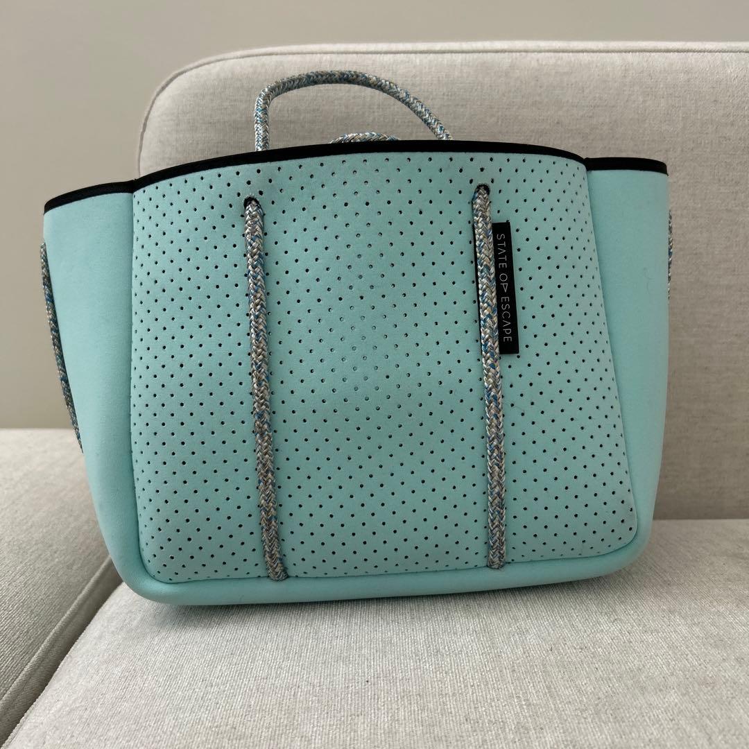 State of escape ターコイズブルー　2way バッグ