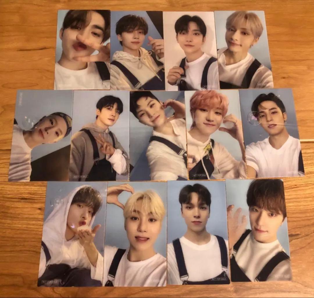 SEVENTEEN ユニバ　DREAM トレカ　特典　コンプ　クリアフォトカード