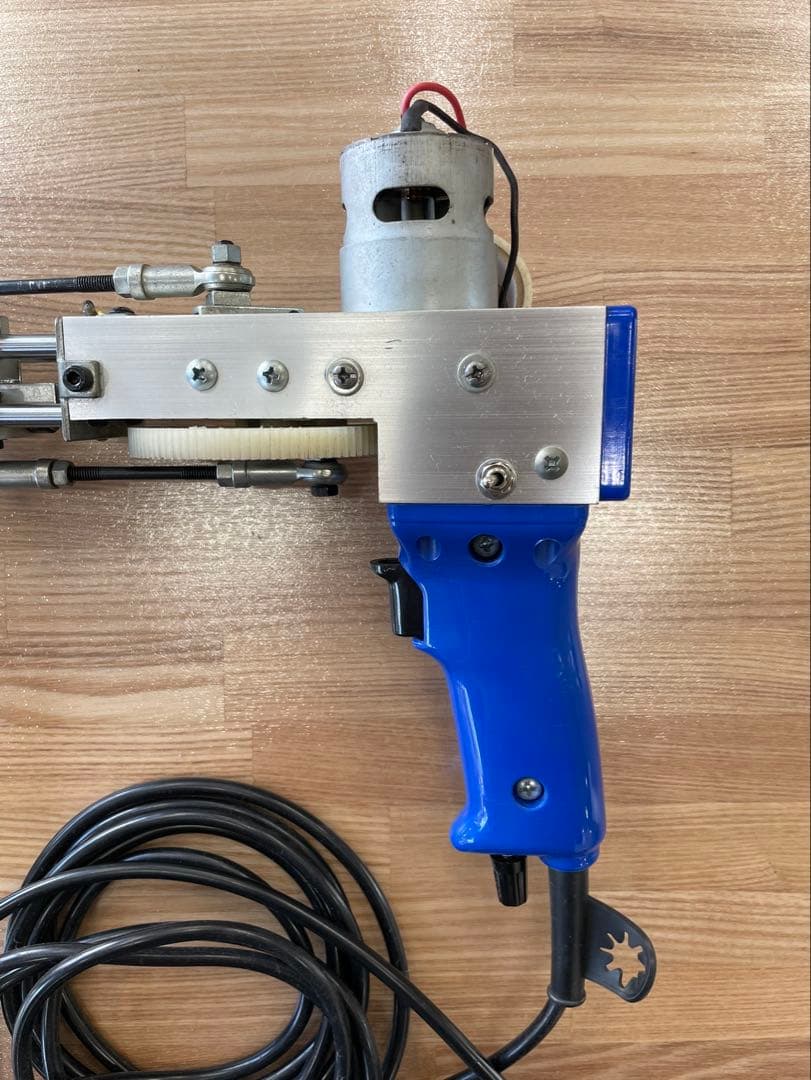 タフティングガン カットパイル ブルー/青