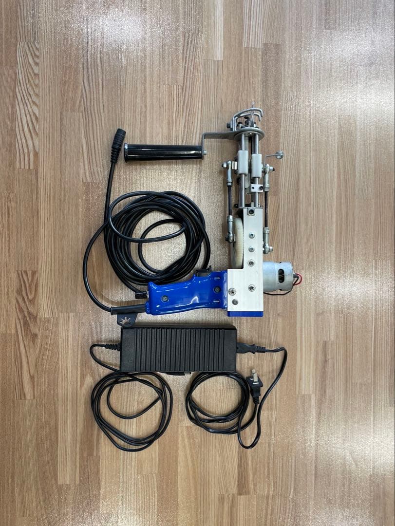 タフティングガン カットパイル ブルー/青