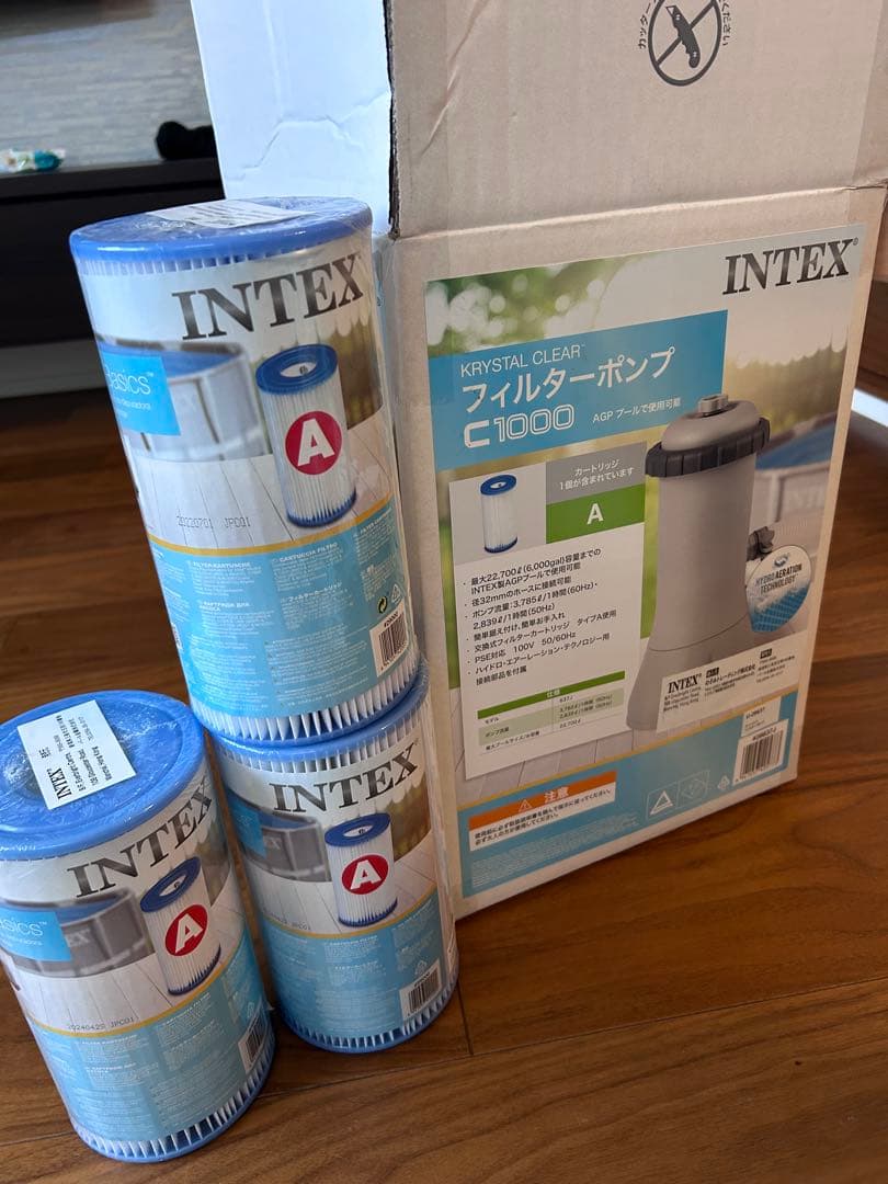 INTEX C1000 フィルターポンプ AGPプール用