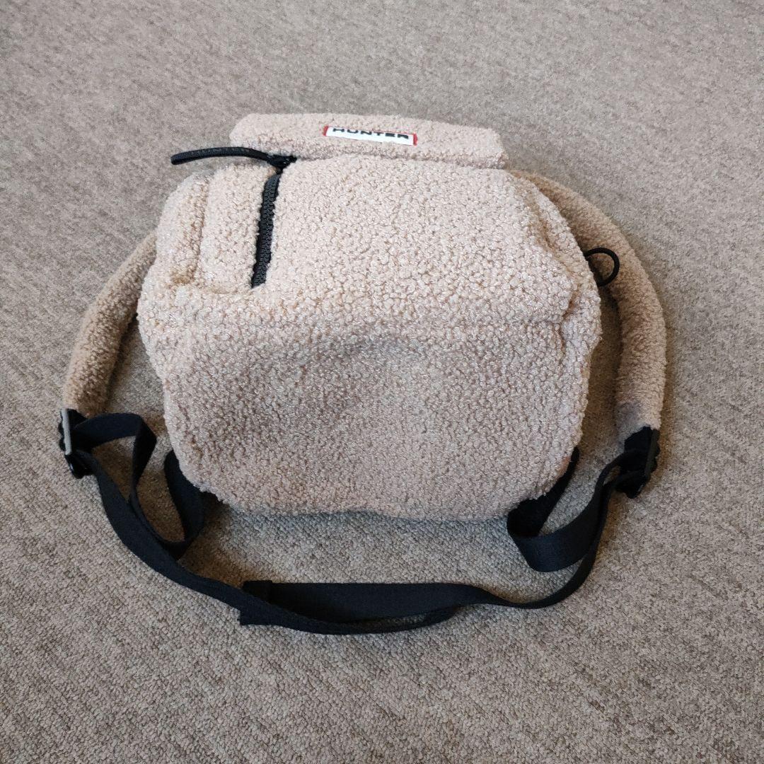 HUNTER ボア ミニ リュック バックパック ベージュ