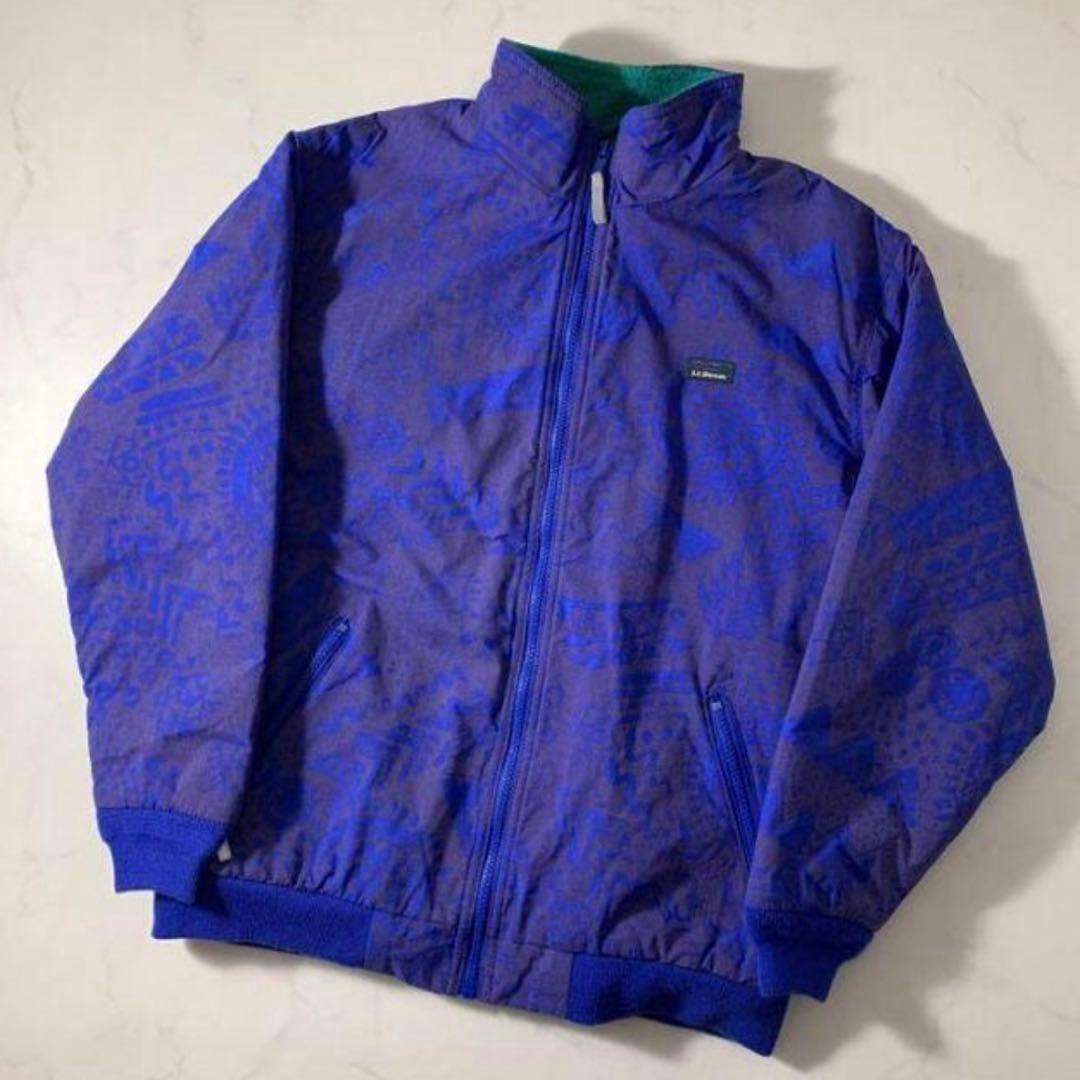 エルエルビーン　USA製　ナイロンジャケット　ジップアップ　美品