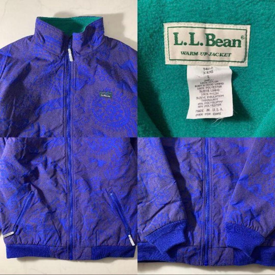 エルエルビーン　USA製　ナイロンジャケット　ジップアップ　美品