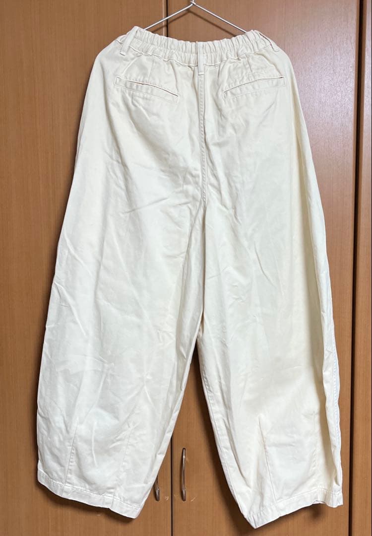 ハーべスティ サーカスパンツ アイボリーホワイト サイズ2