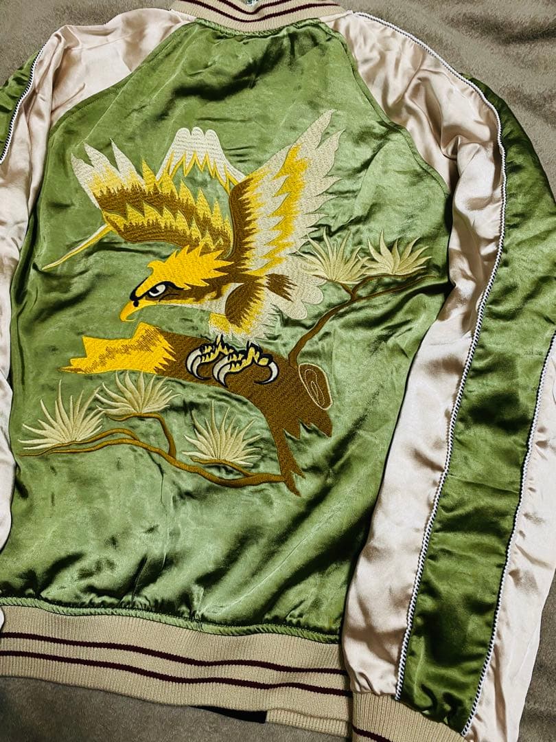 NON STOCK & CO ２面用 別珍 虎鷲 限定 スカジャン 美品