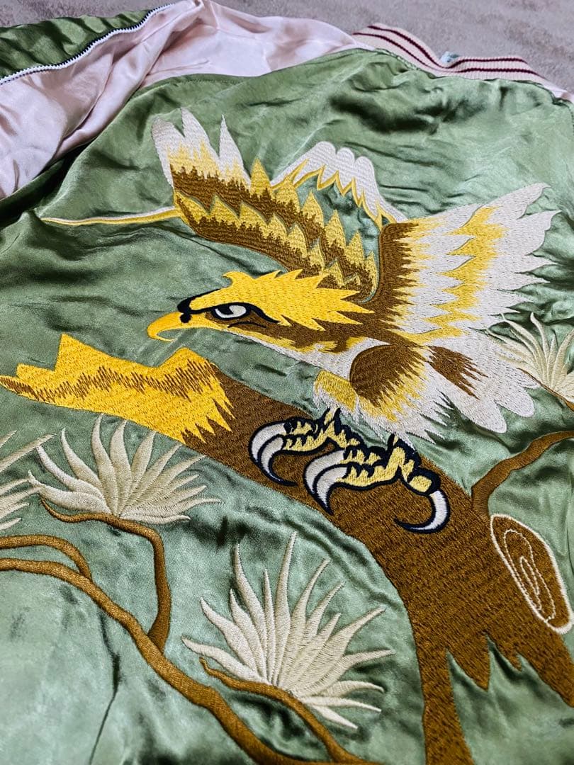 NON STOCK & CO ２面用 別珍 虎鷲 限定 スカジャン 美品