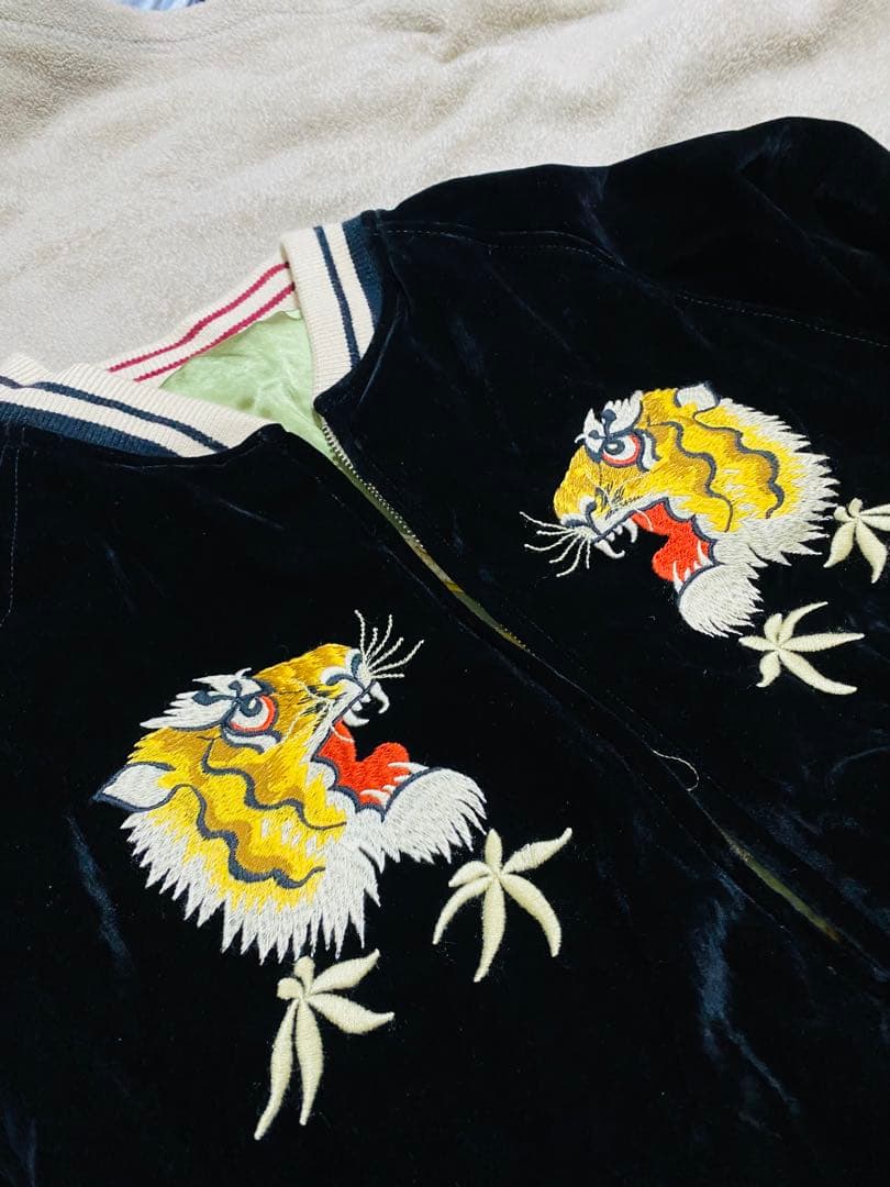 NON STOCK & CO ２面用 別珍 虎鷲 限定 スカジャン 美品