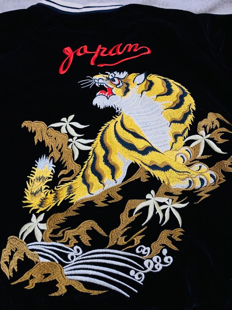 NON STOCK & CO ２面用 別珍 虎鷲 限定 スカジャン 美品