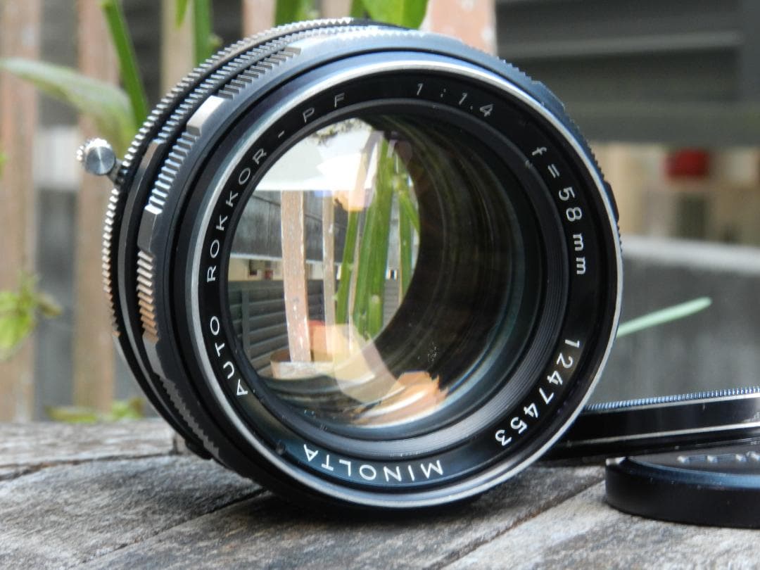 即撮影可　MINOLTA ROKKOR-PF 58mm f/1.4 レンズ