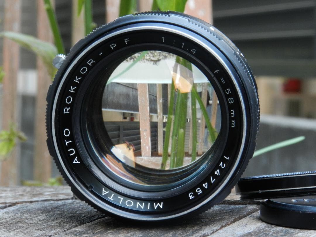 即撮影可　MINOLTA ROKKOR-PF 58mm f/1.4 レンズ