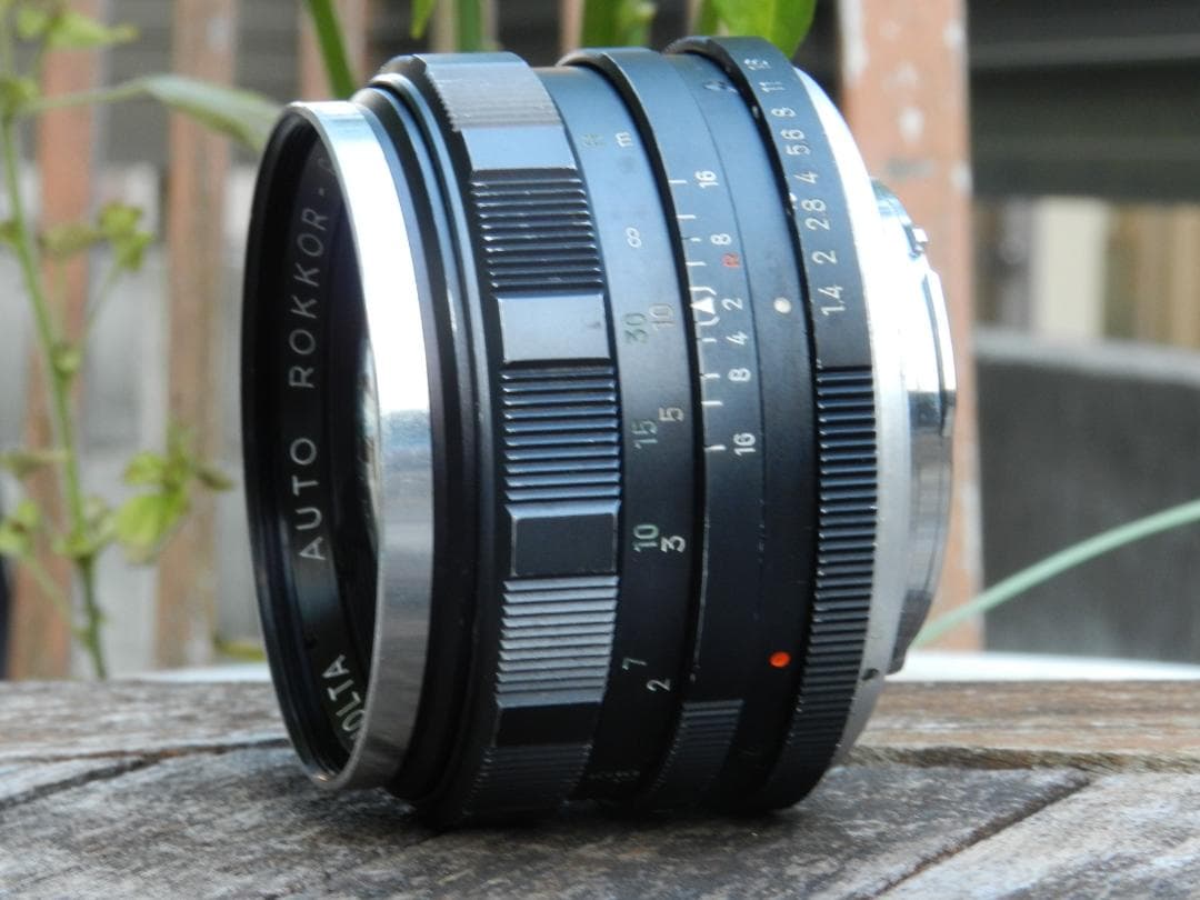 即撮影可　MINOLTA ROKKOR-PF 58mm f/1.4 レンズ
