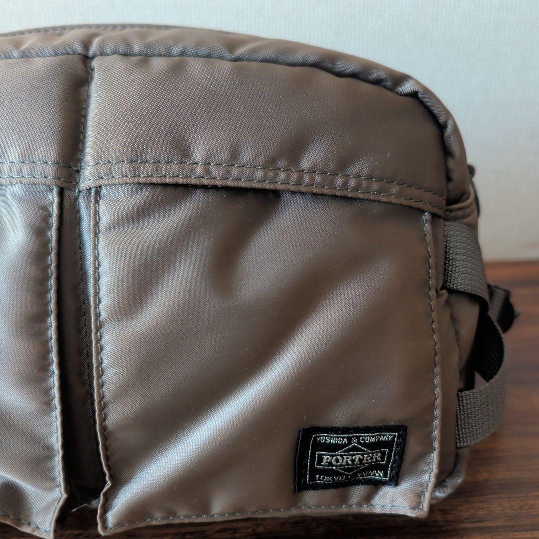 希少 廃盤カラー PORTER TANKER ウエストバッグ グレー 2way
