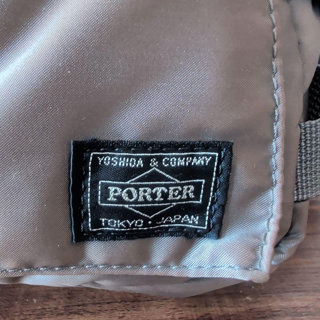 希少 廃盤カラー PORTER TANKER ウエストバッグ グレー 2way