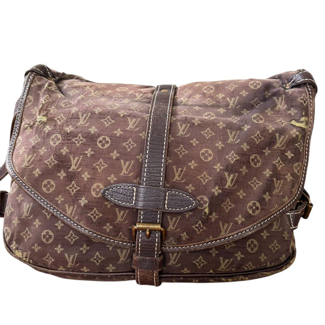 【希少】LOUIS VUITTON ソミュール モノグラム ダメージ有