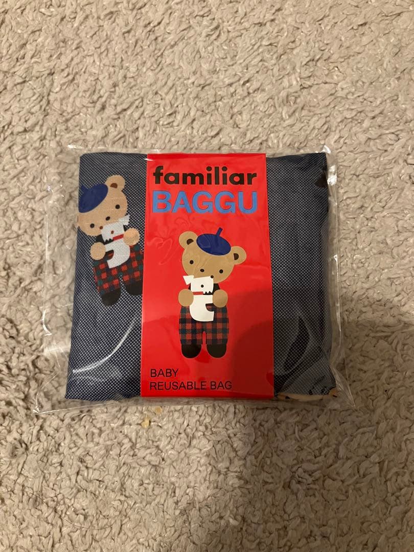 ファミリア baggu エコバッグ 新品 Sサイズ