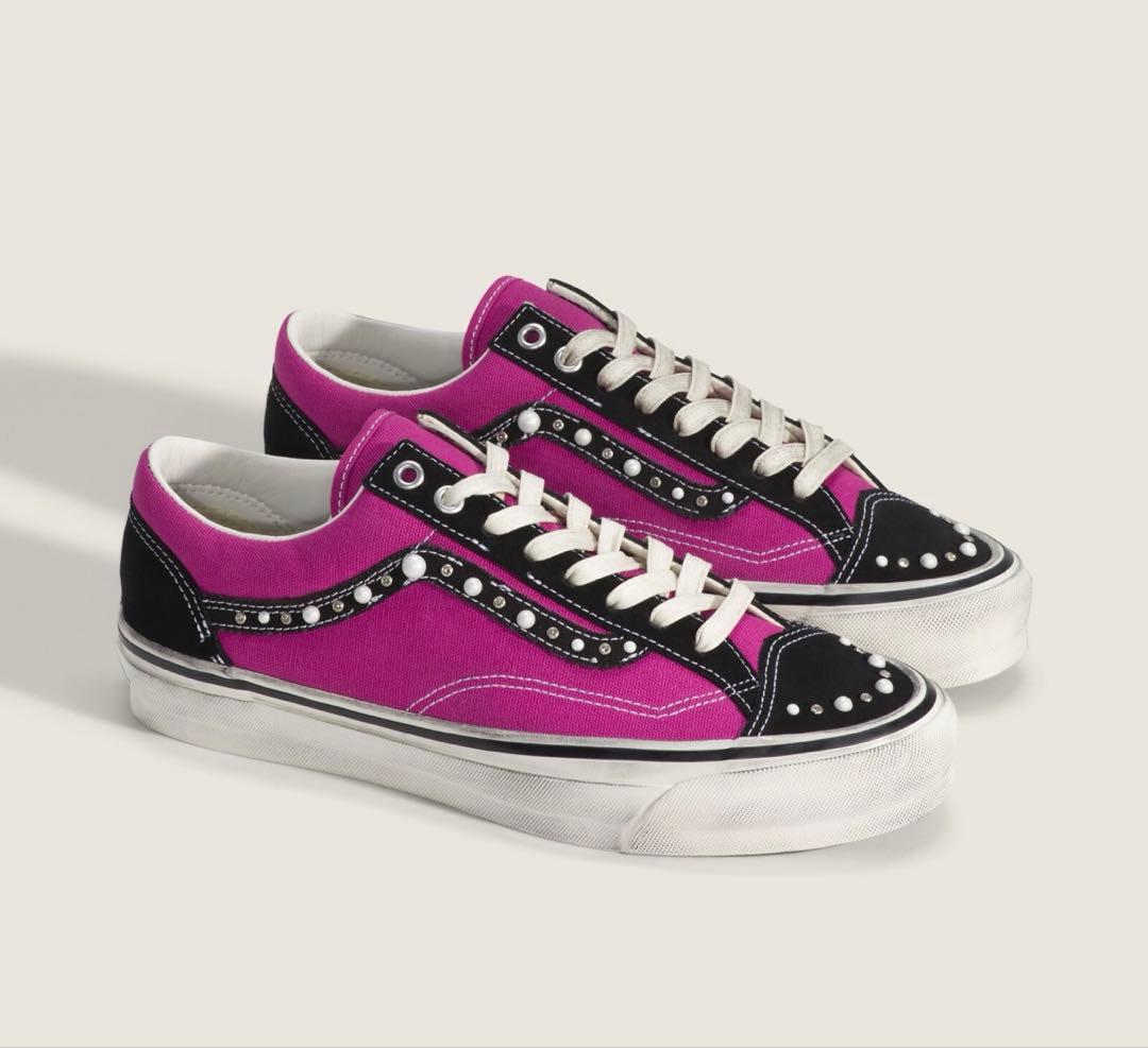 vans PREMIUM オールドスクール 36 パール