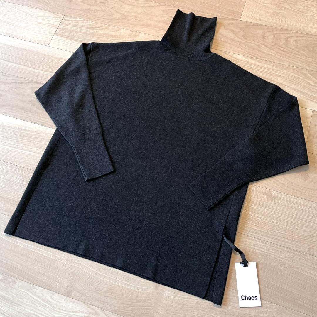 新品タグ付き★Chaos カオス シエラウール タートルネックニット 極美