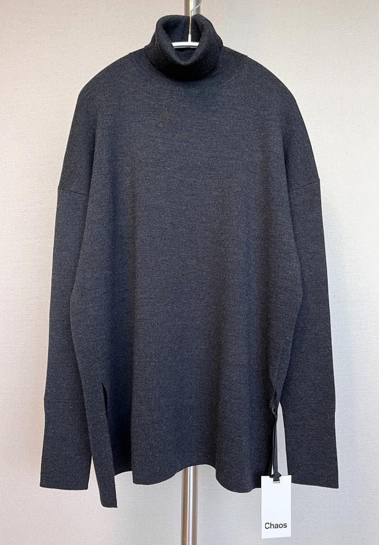 新品タグ付き★Chaos カオス シエラウール タートルネックニット 極美