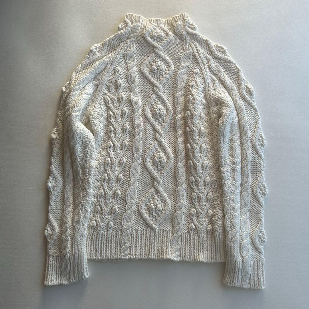 PINK HOUSE ピンクハウス　ケーブルニット セーター　ホワイト　白