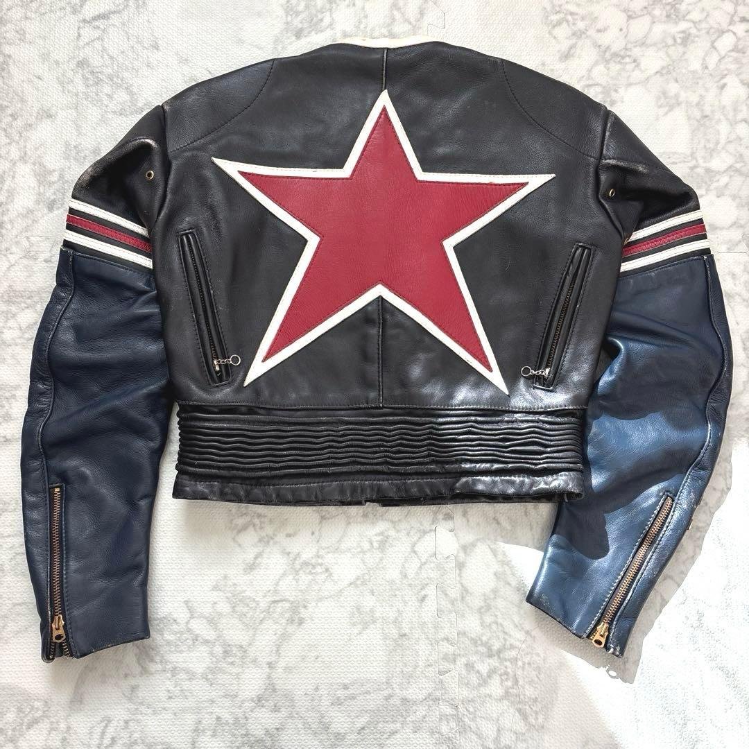 VANSON バンソン ワンスター レザージャケット 38